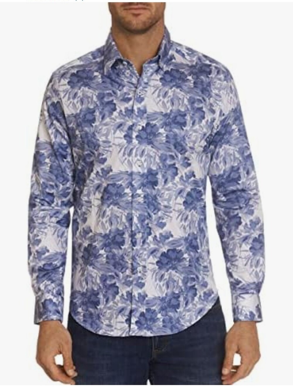 Robert Graham☆ Blue & White Floral Shirt